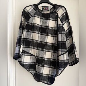 Black & White Plaid Jacket